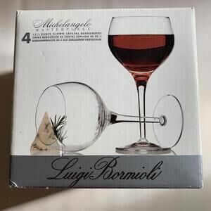 Luigi Bormioli Michelangelo Masterpiece 13-1/4-ounce Napoleon Brandy, Set of 4